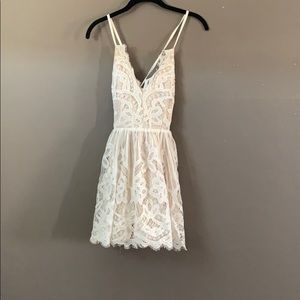 Tobi white mini dress